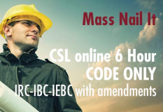CSL 6hr Code Only IRC-IBC-IEBC (2026)